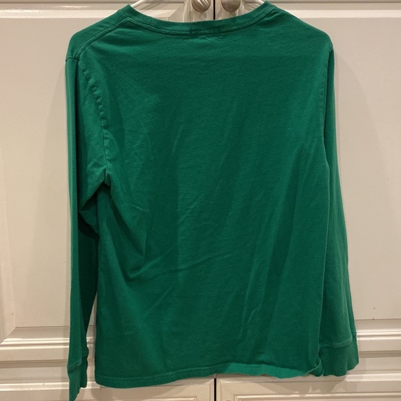 Ralph Lauren long sleeve Boys green tee excellent used condition - Picture 4 of 4